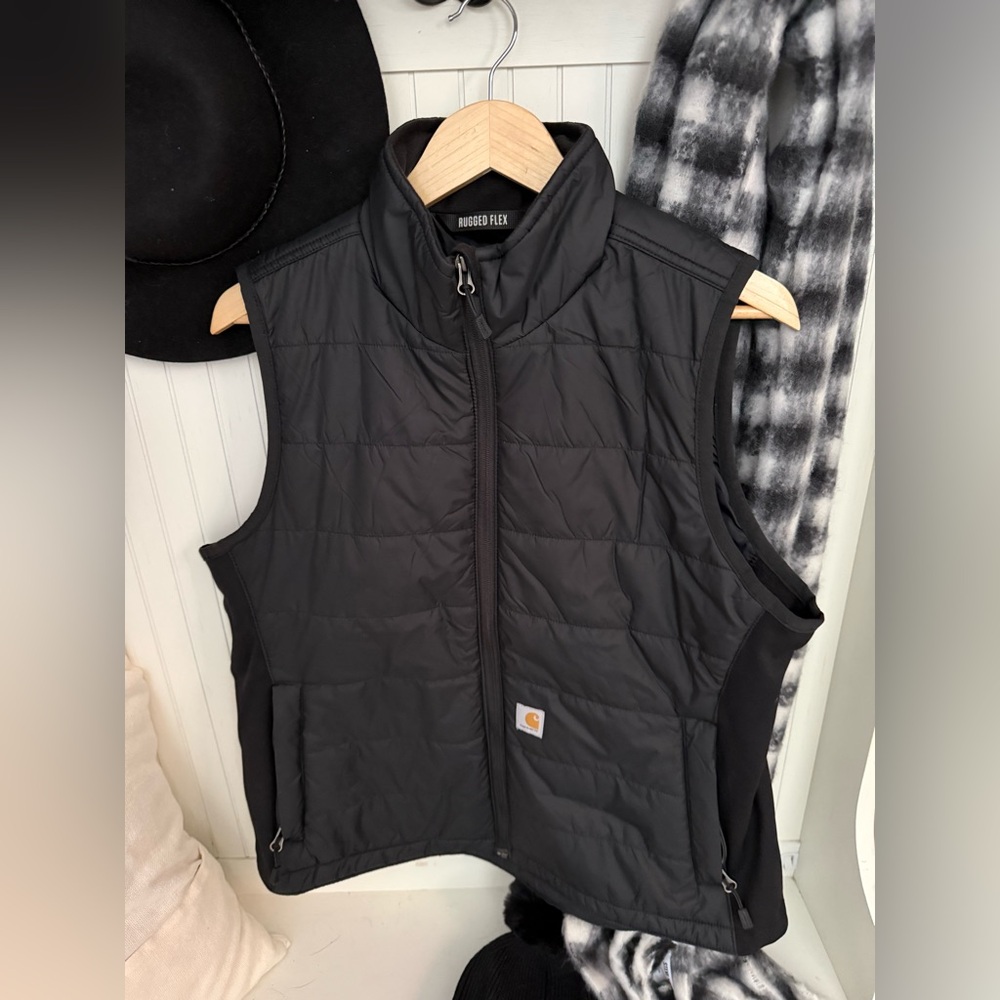 Carhartt Black Rain Defender Quilted Vest